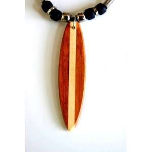  Awesome Wooden Surf Board Stained Wood Surfing Necklace 