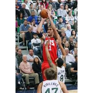  New Jersey Nets v Utah Jazz Brook Lopez and Deron 