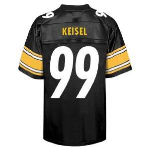KIDS Pittsburgh Steelers NFL Jerseys #99 Brett Keisel BLACK Authentic 