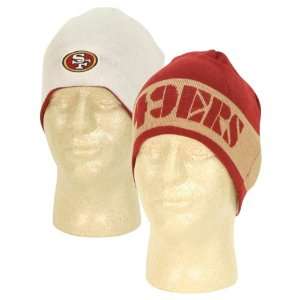  San Francisco 49ers Reversible Stencil Print Winter Knit 