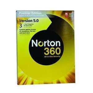  SYMANTEC CORP, SYMA Norton 360 Premier Ed 5.0 W Ret CD 