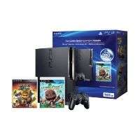 Sony PS3 160GB LittleBigPlanet 2 & Ratchet & Clank All 4 One Bundle 