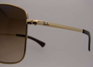 Authentic RAY BAN Gold Metal Sunglasses 3476   001/13 *NEW*  