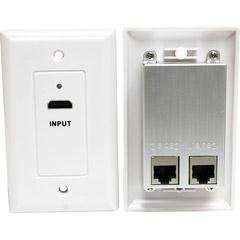 Steren 526 119WH HDMI Over CAT5E Wall Plate White 884645122668  