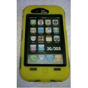 iPhone 3G 3GS Generic Otterbox Defender Case Mustard Yellow & Black 
