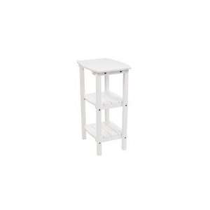  Lifestyle Side Table with 3 Shelves Patio, Lawn & Garden