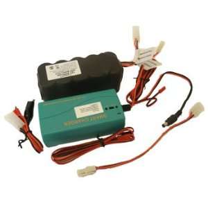 Customize NiMH Battery Pack 12V 5000 mAh + 1.8A Smart Charger using 5 
