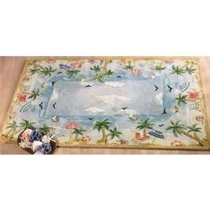  Day at the Beach Rug, 2ft x 3ft