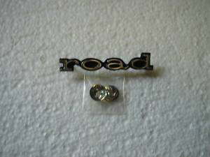 Mopar 69 70 Roadrunner ROAD Emblem NEW  