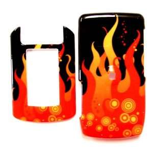  Cuffu  Red Flame  Motorola V950 Smart Case Cover Perfect 