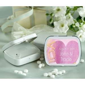 Baby Keepsake Love and Heart Theme Personalized Glossy White Hinged 