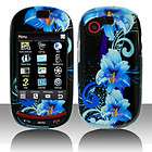 Blue Flower Case Cover For Samsung Gravity Touch T669
