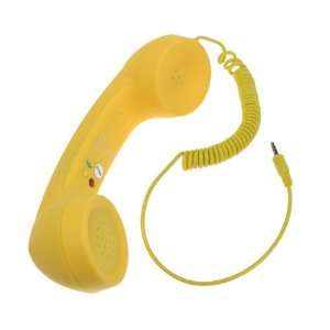  BestDealUSA Yellow Matte Retro Cell Phone Handset w Volume 