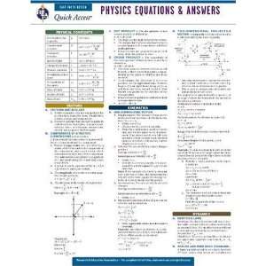  Physics Equations and Answers   REAs Quick Access 
