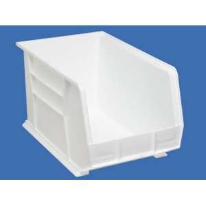  18 x 11 x 10 White Plastic Stackable Bins