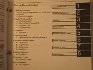 Mercury Service Manual SmartCraft DTS 14 Pin Engine  