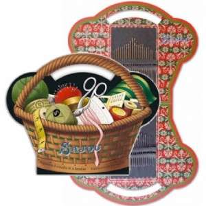 Sajou 40 Sewing Basket Embroidery Needles Folding Card  