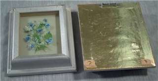 Krings 3D Blue Green Flowers Shadow Box Pictures  