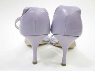   crew lilac open toe heel sandals shoes in a size 8 these sandals are