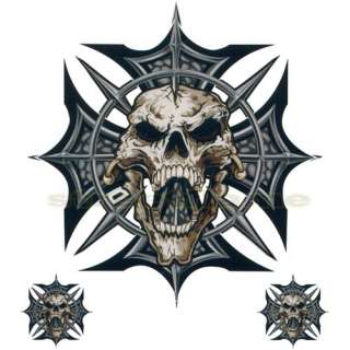 SKULL DECAL GRAPHIC for MOTORCYCLE WINDSCREENS  