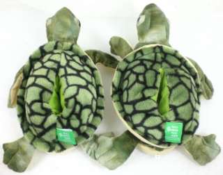 HAPPY FEET Animal Feet Sea Turtle slippers Size SMALL  