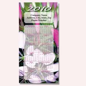  Custom Printed Floral Magnet Calendar   Min Quantity of 
