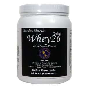  RaNisa Naturals Whey26 Protein Powder, Chocolate, 14.84 