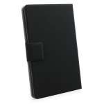 Black Leather Binder Case  Kindle Fire & Kindle Keyboard eReader 