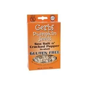 Gerbs Pumpkin Seed, Salt & Pepper N shell Pumpkin Seeds, 12/3.5 Oz