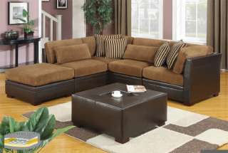 5pcs Modern Sectional Fabric Sofa, #BQ S365P1 2  