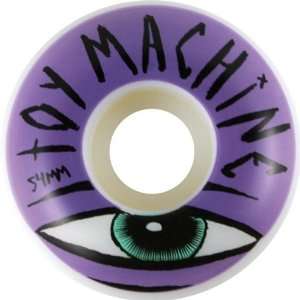   Toy Machine Sect Eye 54mm Purple Ppp Skate Wheels
