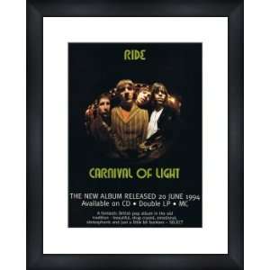  RIDE Carnival of Light   Custom Framed Original Ad 