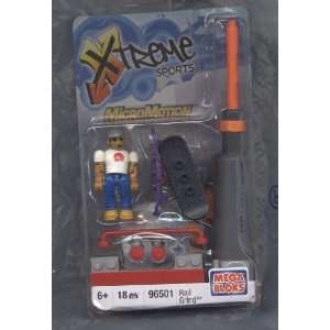   Xtreme Sports * Skate Boarder * Mega Bloks * Rail Grind Toys & Games