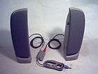   * POLK AUDIO Computer PC SPEAKERS SET of 2 With Cables Good Shape