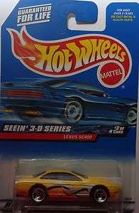 2000 Hot Wheels ~Seein 3D~ Lexus SC400 3/4 (3 Spoke)  