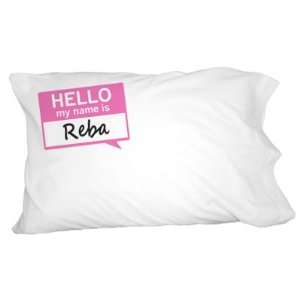  Reba Hello My Name Is Novelty Bedding Pillowcase Pillow 