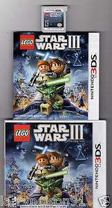 LEGO STAR WARS III THE CLONE WARS NINTENDO 3DS DSL COMPLETE EXCELLENT 