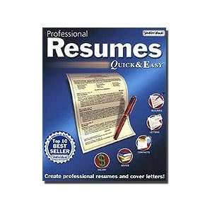  Individual Software QNE RS7 Professional Resumes Quick 