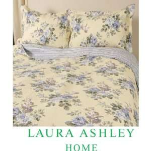   Laura Ashley Linley Yellow Reversible Full/Queen Quilt