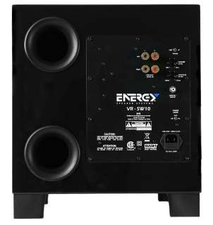 Energy V SW10 Powered 10 Veritas Subwoofer 1,200Watts Black  