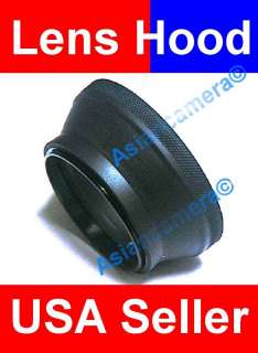 58mm Collapsible Rubber Lens Hood Sun Shade Screw in HQ  