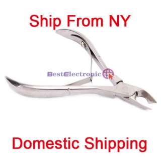Stainless steel Cuticle Nipper Manicure Cutter Trimmer Double Spring 