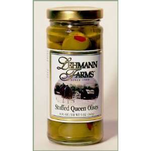 Queen Stuffed Olives / 8 oz Jar/ 12 Jars Grocery & Gourmet Food
