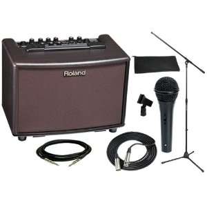 Roland AC33 Guitar Amp (Rosewood) AMP PAK with amplifier, microphone 