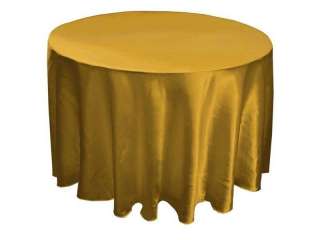10 120 Round Satin Tablecloths for Wedding   10 Colors  