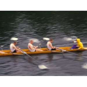  Rowing Shell in Montlake Cut, Seattle, Washington, USA 
