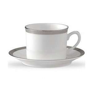  Royal Worcester Corinth Platinum Tea Cup & Saucer 8oz 