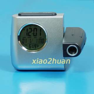 Alarm LCD Clock Time Temperature Projector Projection  