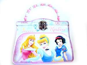 Disney Princess Kindness Pink Tin w/beads Box/Handbag  