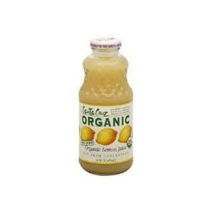  Santa Cruz Organic 23409 Organic 100 Percent Lemon Juice 